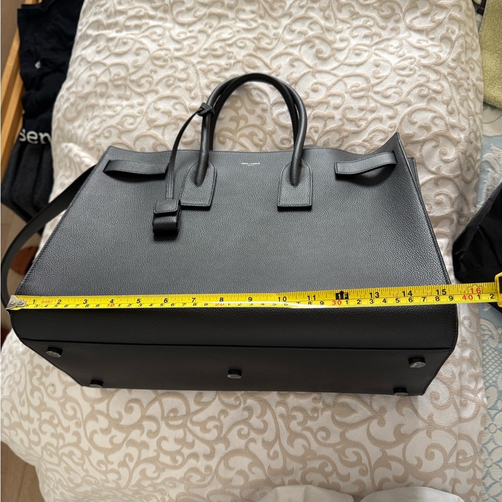 SAINT LAURENT Sac du Jour (Large in Grained Leather) - Picture 11 of 13